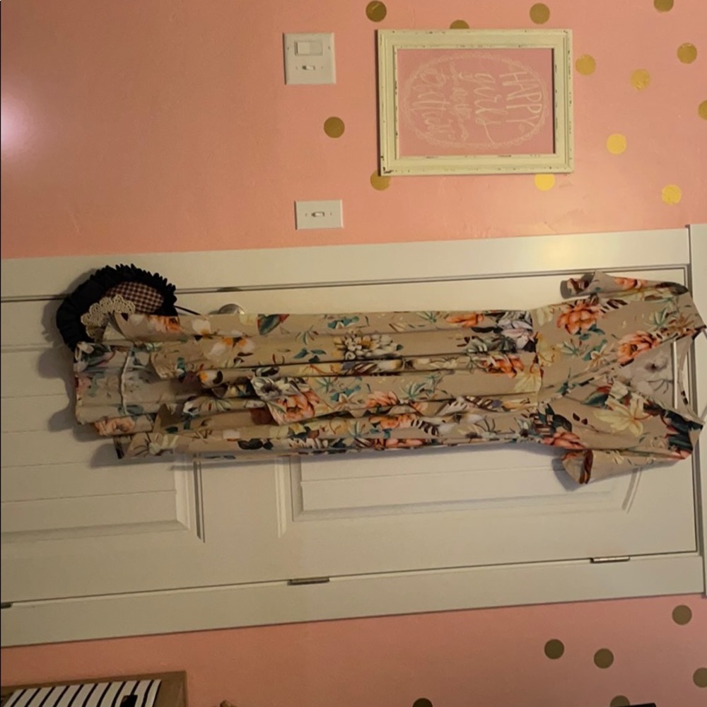 Long floral dress